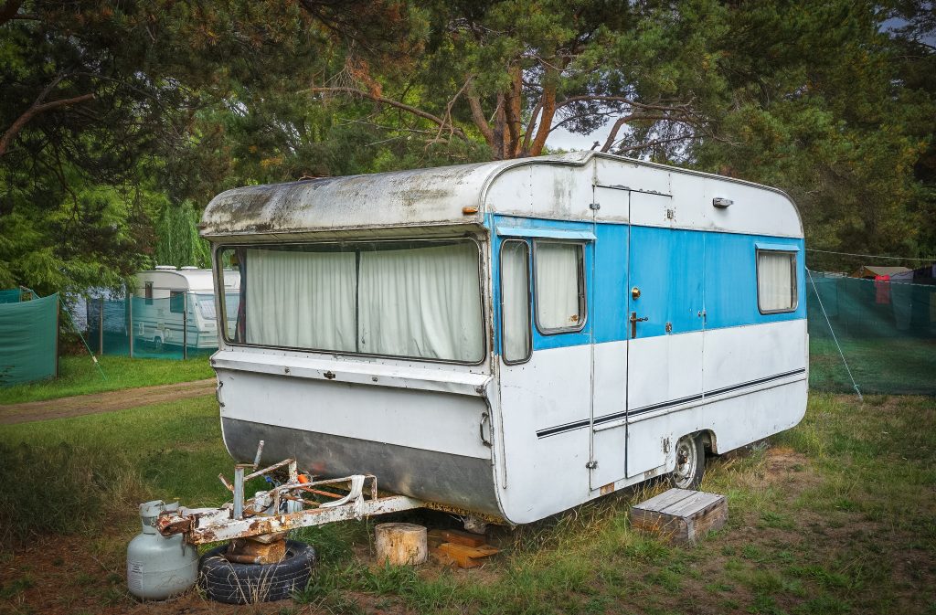 Can you remove an old rotted out camper or RV?