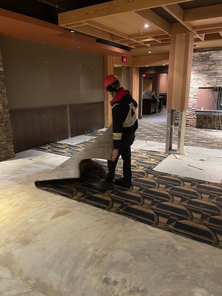 Interior Carpet Flooring Demolition Removal Edmonton