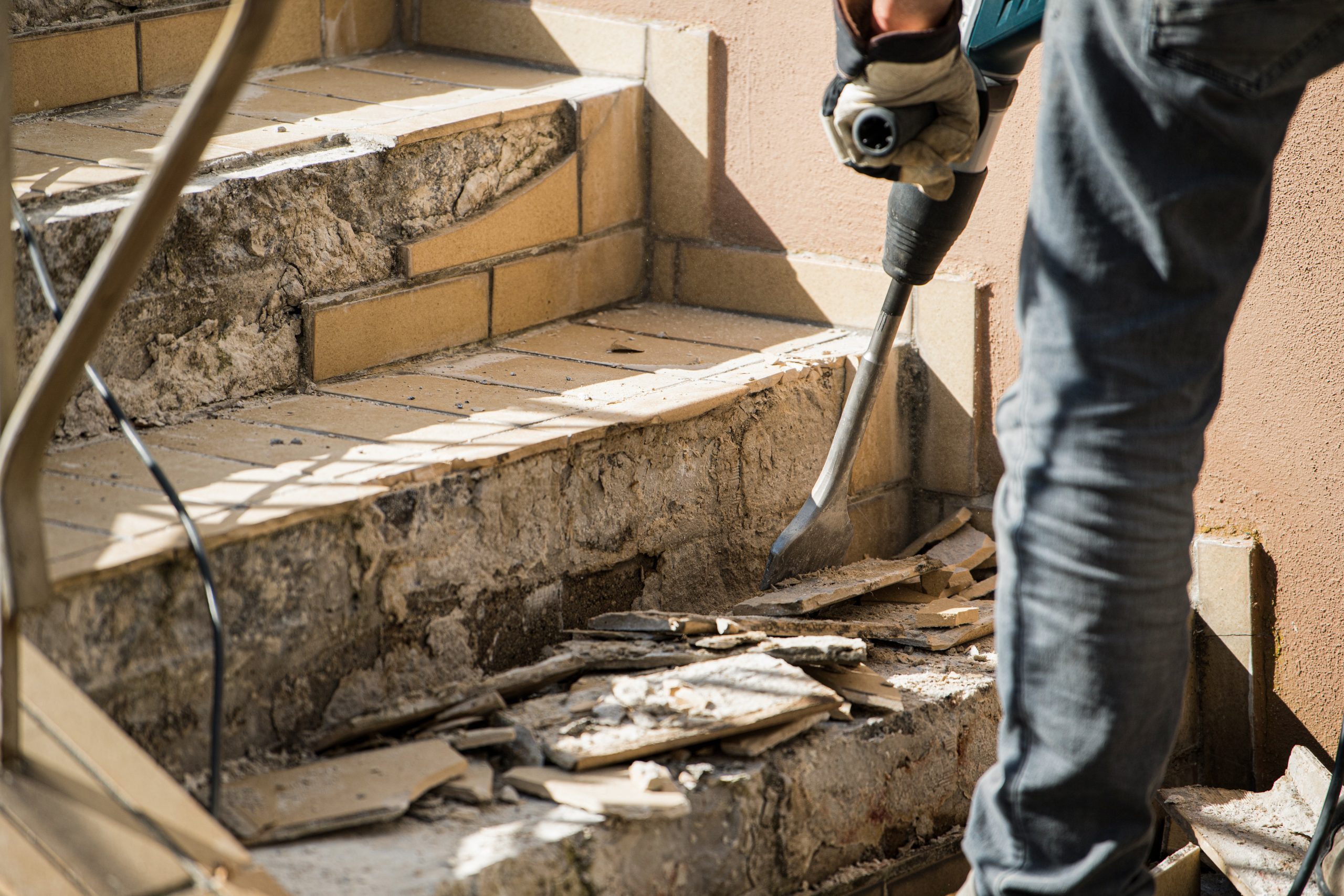 Can concrete demolition be done in a residential area? faq - The Junk Guys