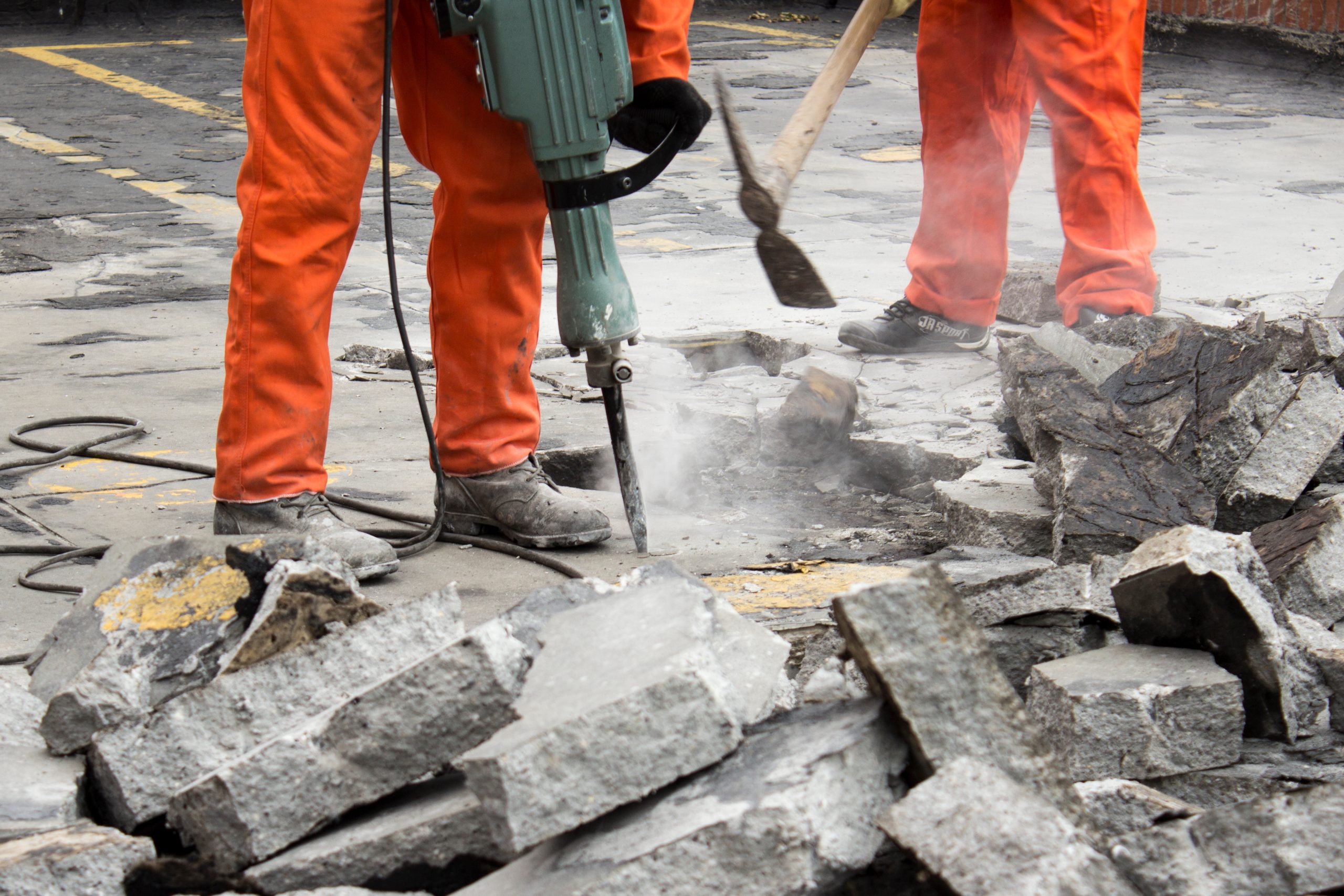 How can I prepare for a concrete demolition project? faq - The Junk Guys